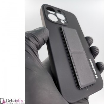 Wozinsky 4in1 švelnaus silikono dėklas - juodas (Apple Iphone 13 Pro)